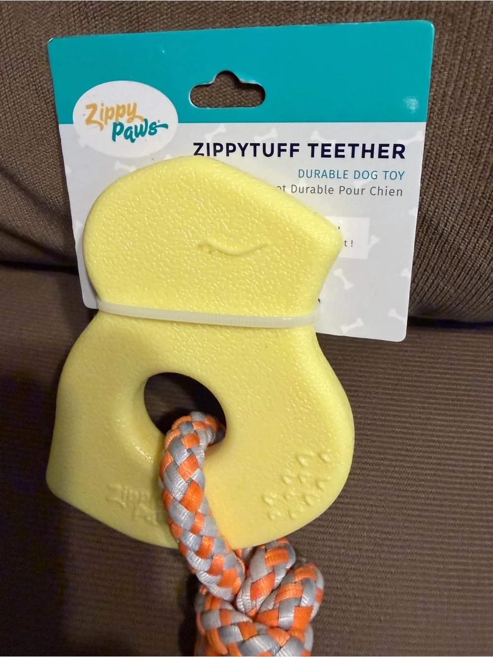 ZippyPaws Retired Zippytough Teether- Brigette Bird Made of Durable TPR Material